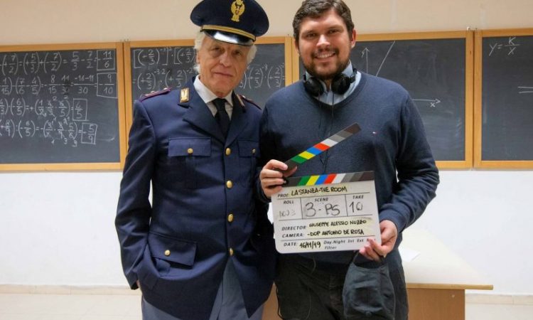 L'attore Michele Placido e il regista Giuseppe Alessio Nuzzo in concorso a CortiSonanti 2021 con il cortometraggio La Stanza